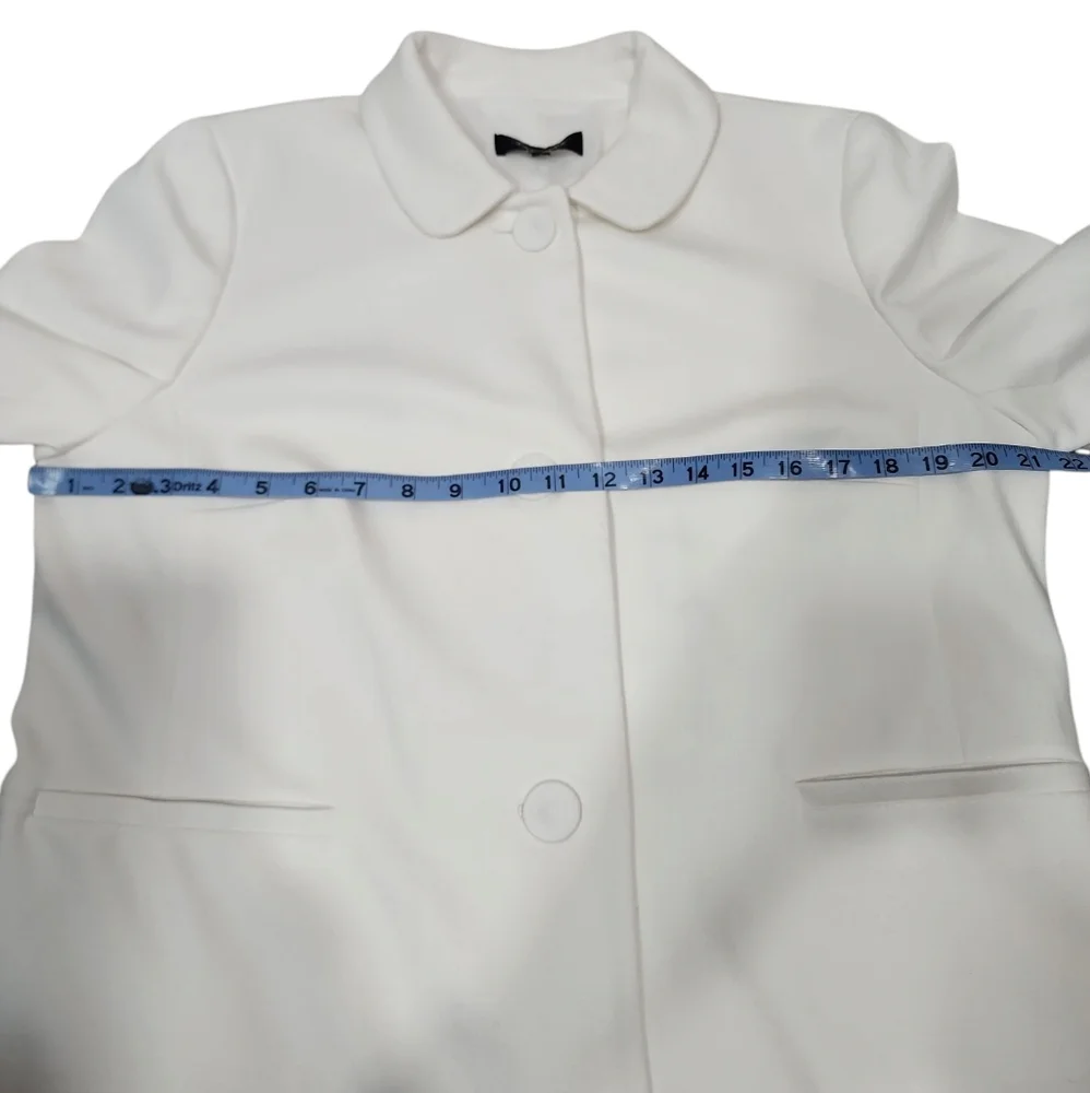 Talbots Elegant White Women's Jacket. M - Picture 6 of 11